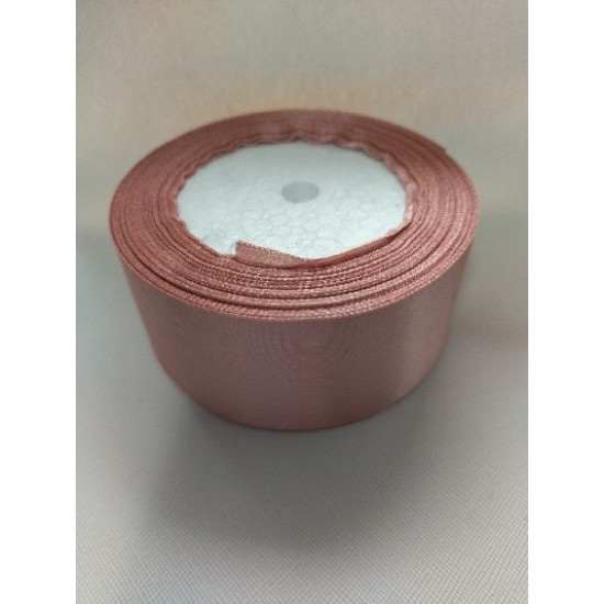 Ленты атласные однотонные 4 см цв. дымчато-розовый 146